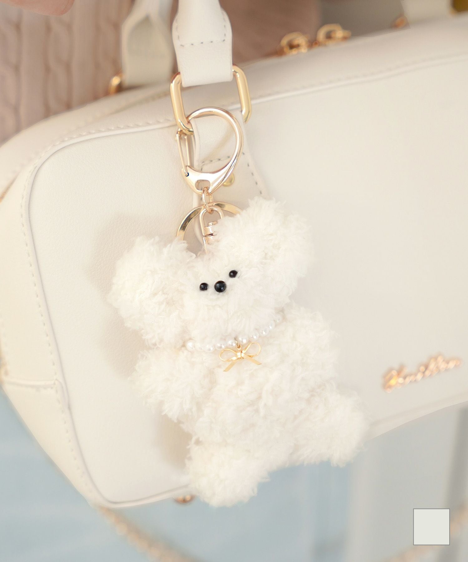 vaniller オリジナル チャーム付き ベア キーチャーム le reve