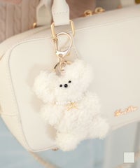 vanillerオリジナルチャーム付きベアキーチャームlerevevanillerベア