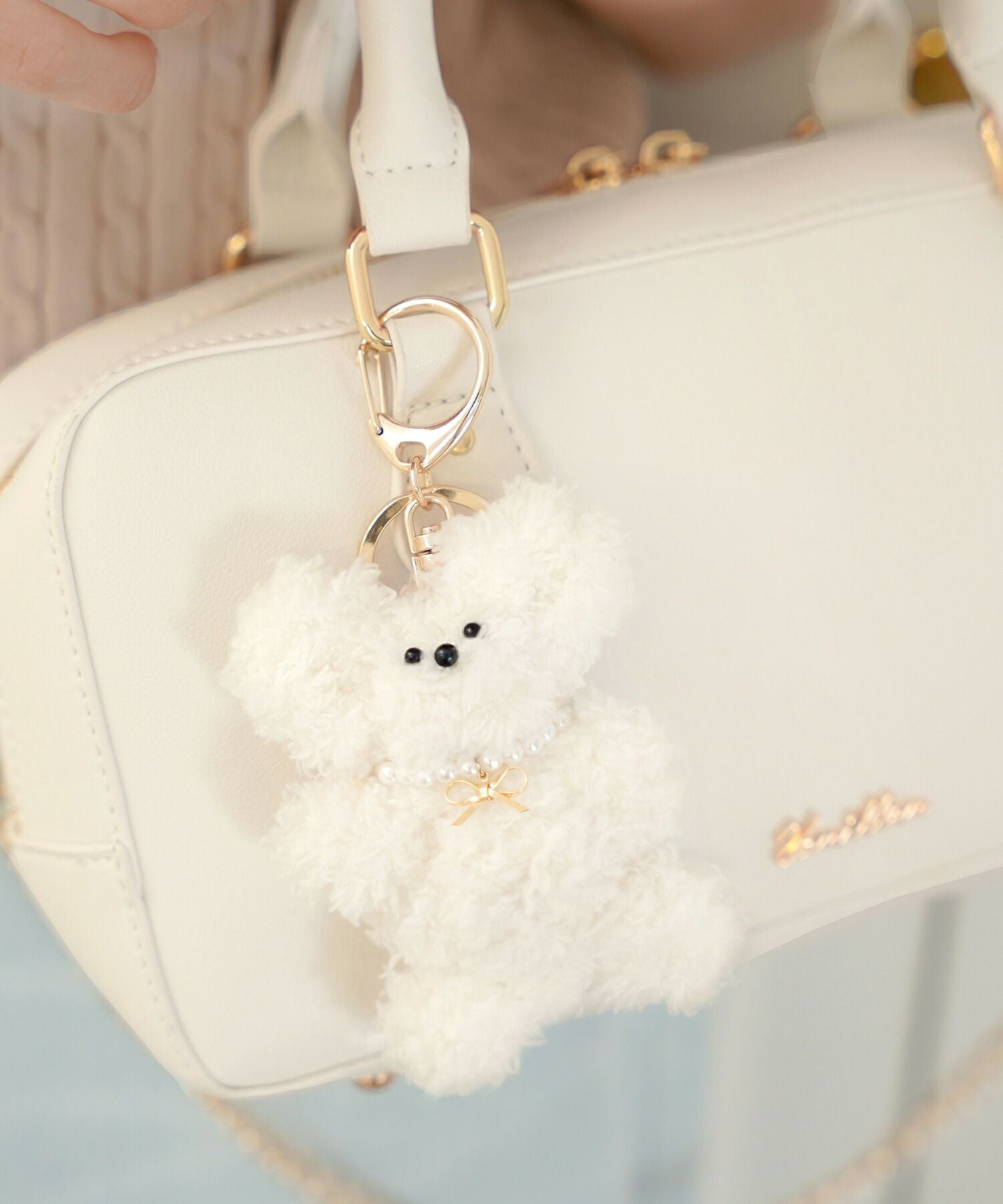 2点以上で半額クーポン対象 vaniller オリジナル チャーム付き ベア