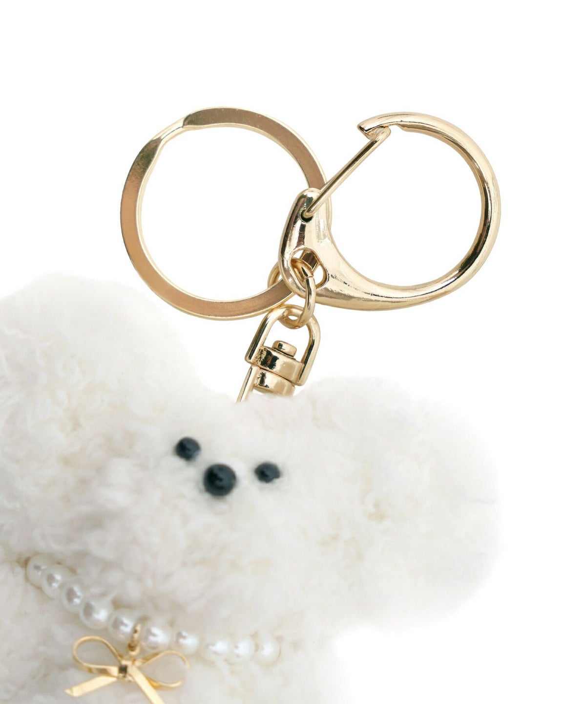 レディース小物グッズキーチャームキーホルダーキーチェーンぬいぐるみぬいぬい活ぬい撮り推し活ちびぬいボストンバッグボストンミニボストンキルティング人形ぬいバッグホワイト手作りくまクマベア