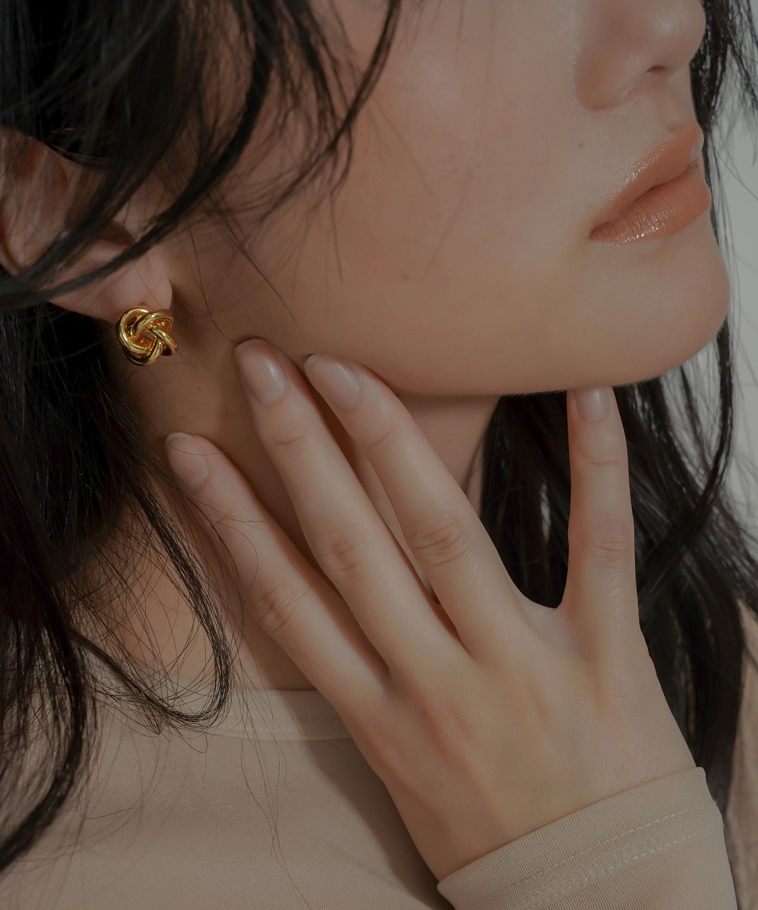 ツイスト デザイン ピアス KINO THE KEI 全2色｜ktk955-0031【2