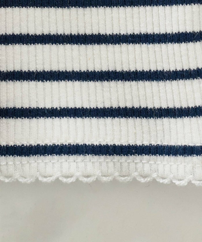 トップス/キャミソール/リブ/ボーダー