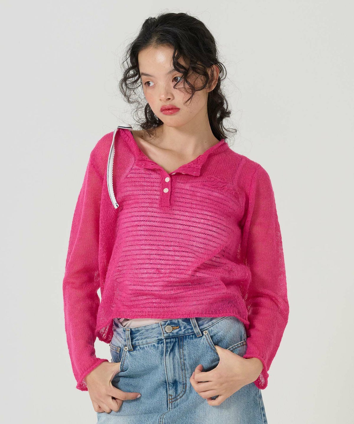 トップス/キャミソール/リブ/ボーダー