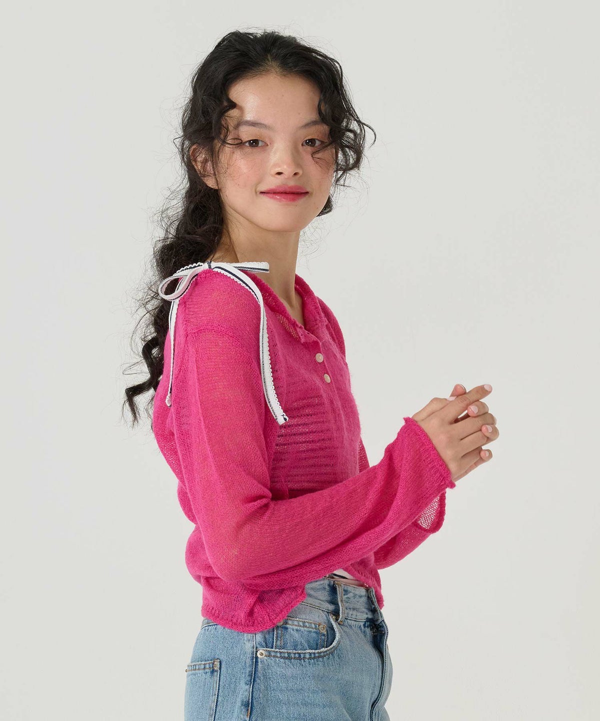 トップス/キャミソール/リブ/ボーダー