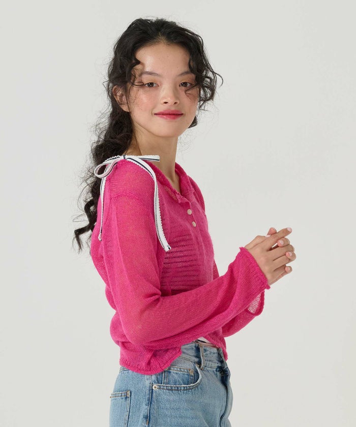 トップス/キャミソール/リブ/ボーダー