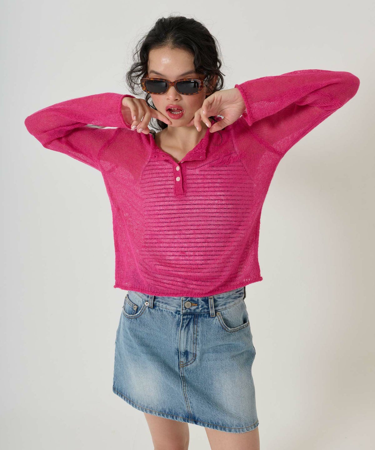 トップス/キャミソール/リブ/ボーダー