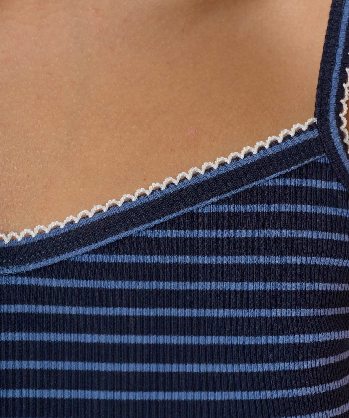 トップス/キャミソール/リブ/ボーダー