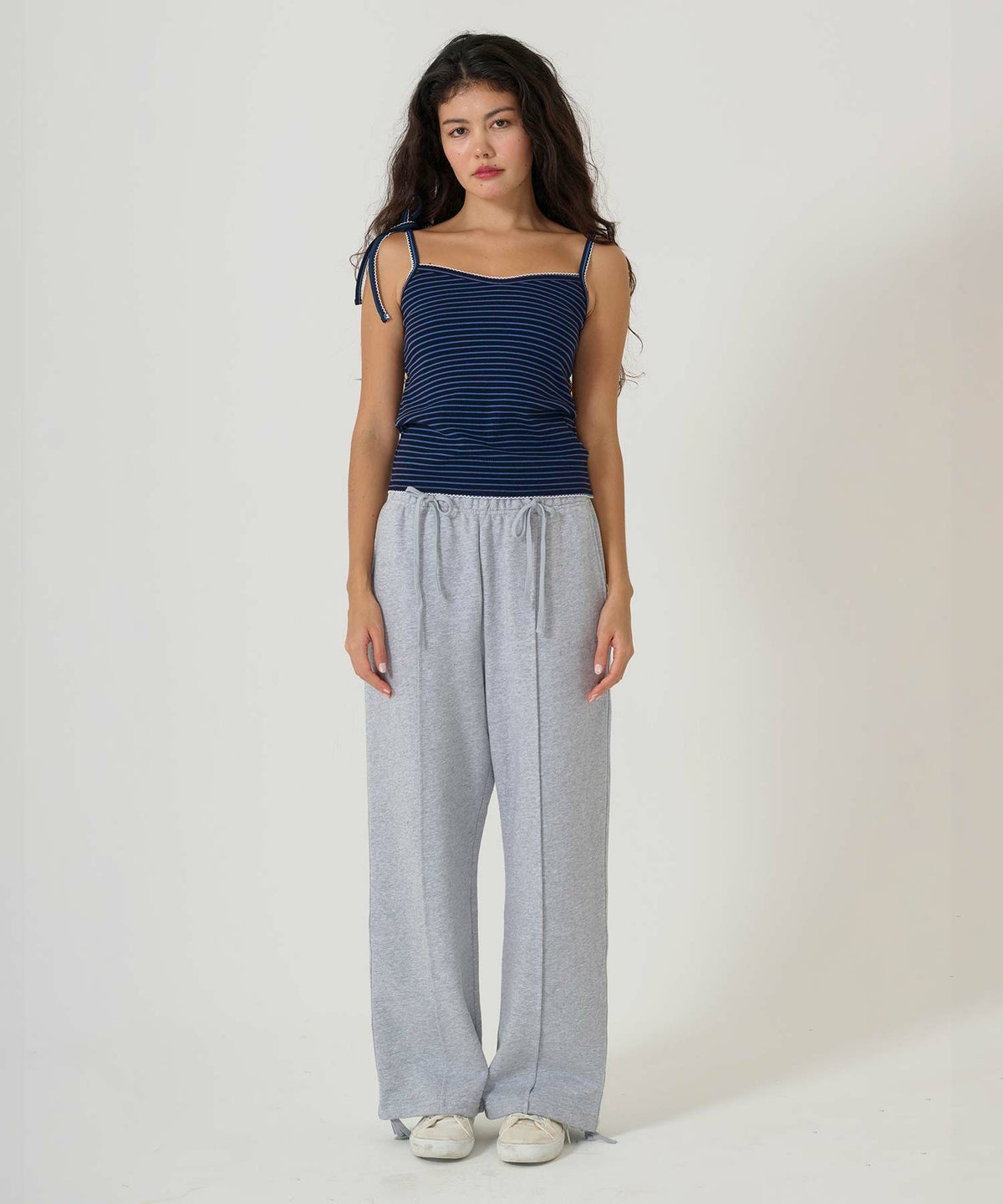 トップス/キャミソール/リブ/ボーダー