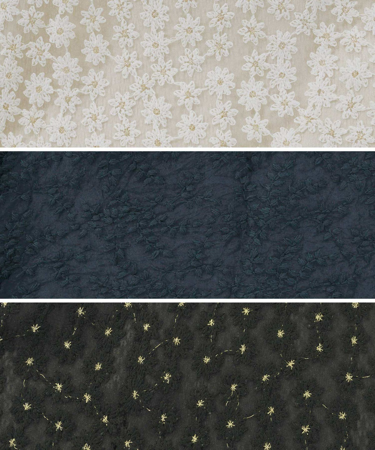 セレクトスカートフレアロングレース白黒ウエストゴム春かわいいコーデきれいめジョイントスペース