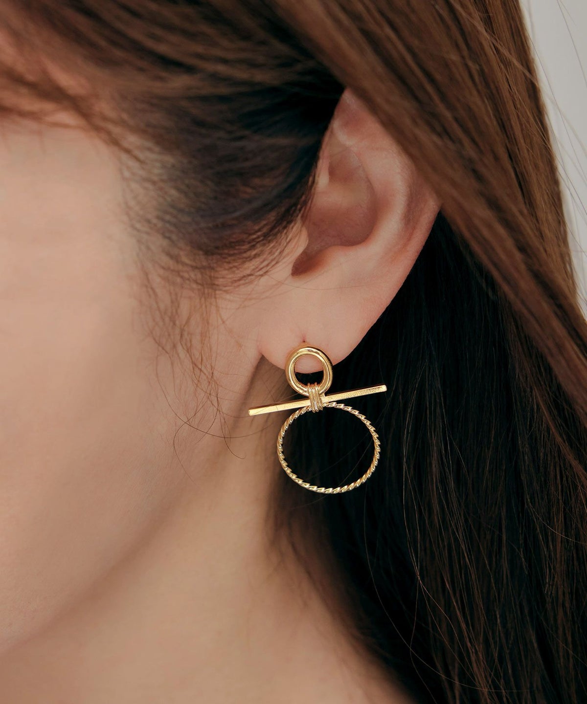 リボン リング ピアス イヤリング Ribbon Ring Pierce Earring