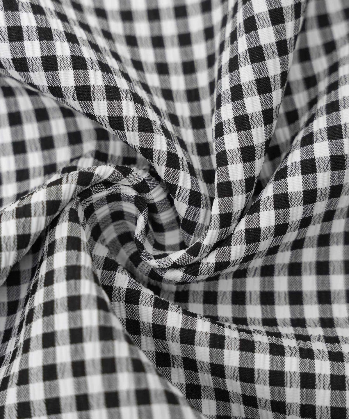 レディース/ワンピース/Vネック/前あき/くるみ釦/肩リボン/リボン/ビックリボン/レイヤード/ハイウエスト/春/秋/ドット/ハート/フロッキー/ギンガム/ギンガムチェック/ブラック/バイカラー/異素材/配色/フェミニン/上品/エレガント/大人/可愛い/かわいい/推し活/コーデ