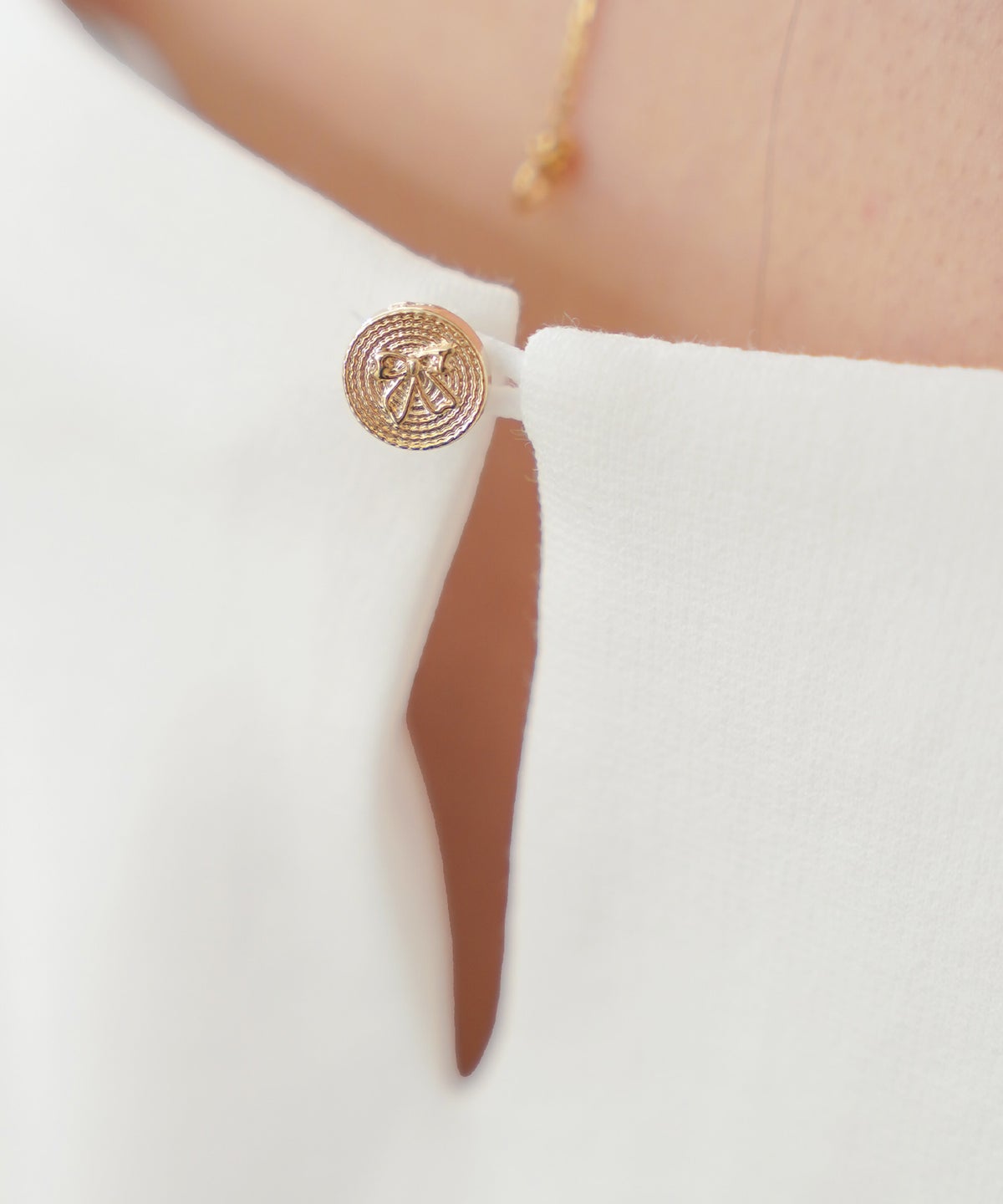 レディース/トップス/ブラウス/カットソー/ペプラム/5分袖/6分袖/半袖/夏/春/リボン/柄/チュール/異素材/伸縮/カジュアル/フェミニン/エレガント/上品/ギャザー