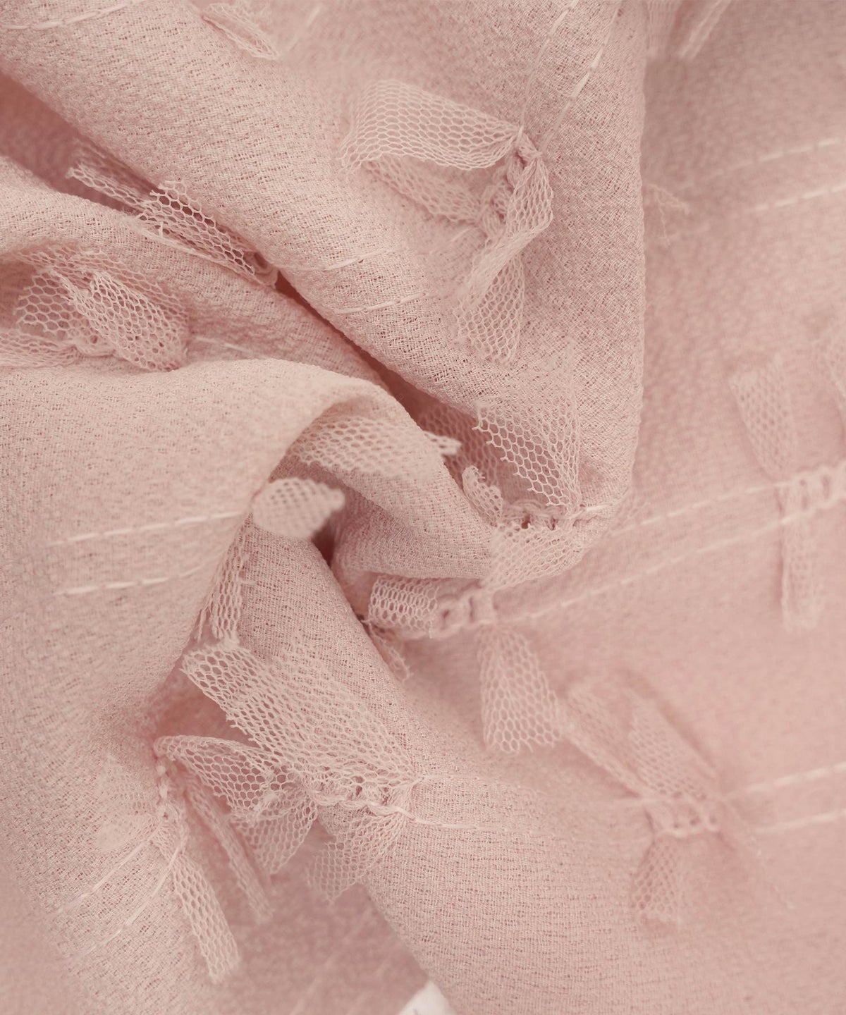 レディース トップス ブラウス カットソー ペプラム 5分袖 6分袖 半袖 夏 春 リボン 柄 チュール 異素材 伸縮 カジュアル フェミニン エレガント 上品 ギャザー