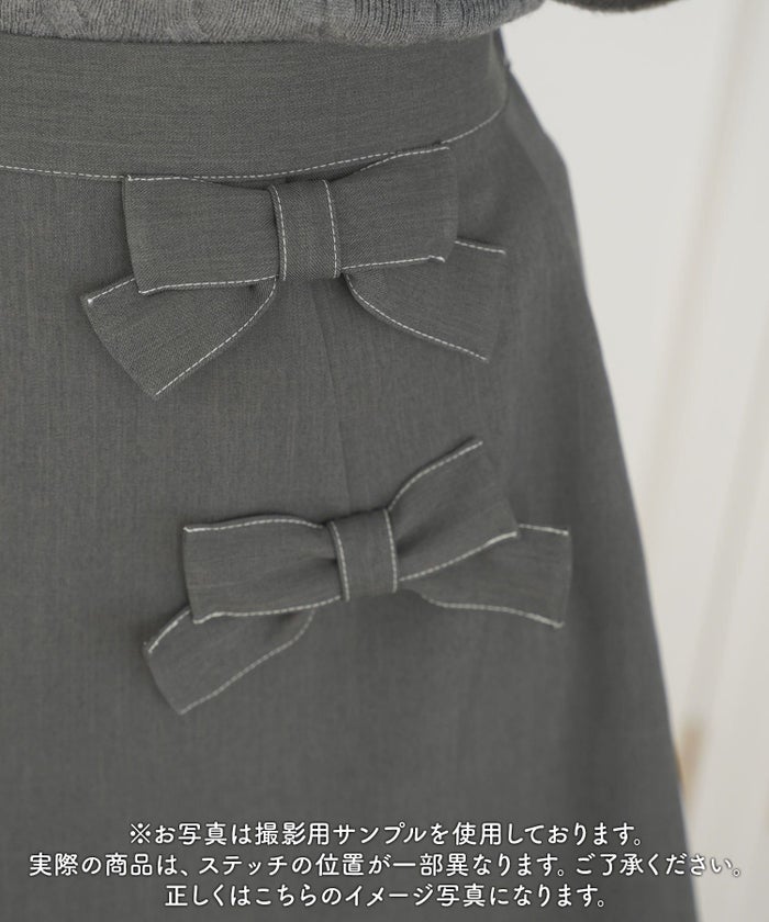 レディース/ボトムス/スカート/ミニスカート/タイトスカート/配色/ステッチ/オールシーズン/かわいい/フェミニン/ガーリー