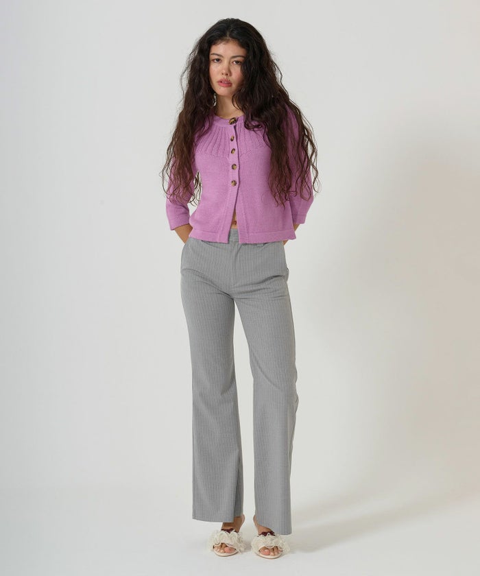 ボトムス/パンツ/スラックス/ストライプ