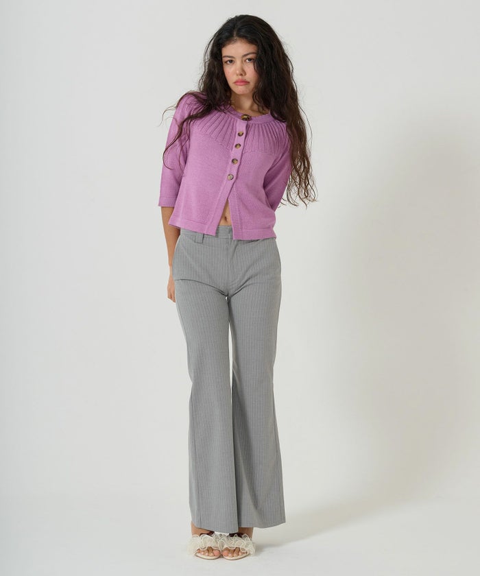 ボトムス/パンツ/スラックス/ストライプ