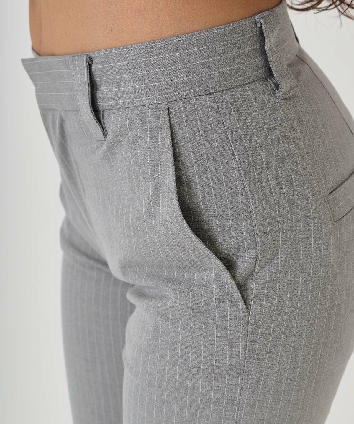 ボトムス/パンツ/スラックス/ストライプ