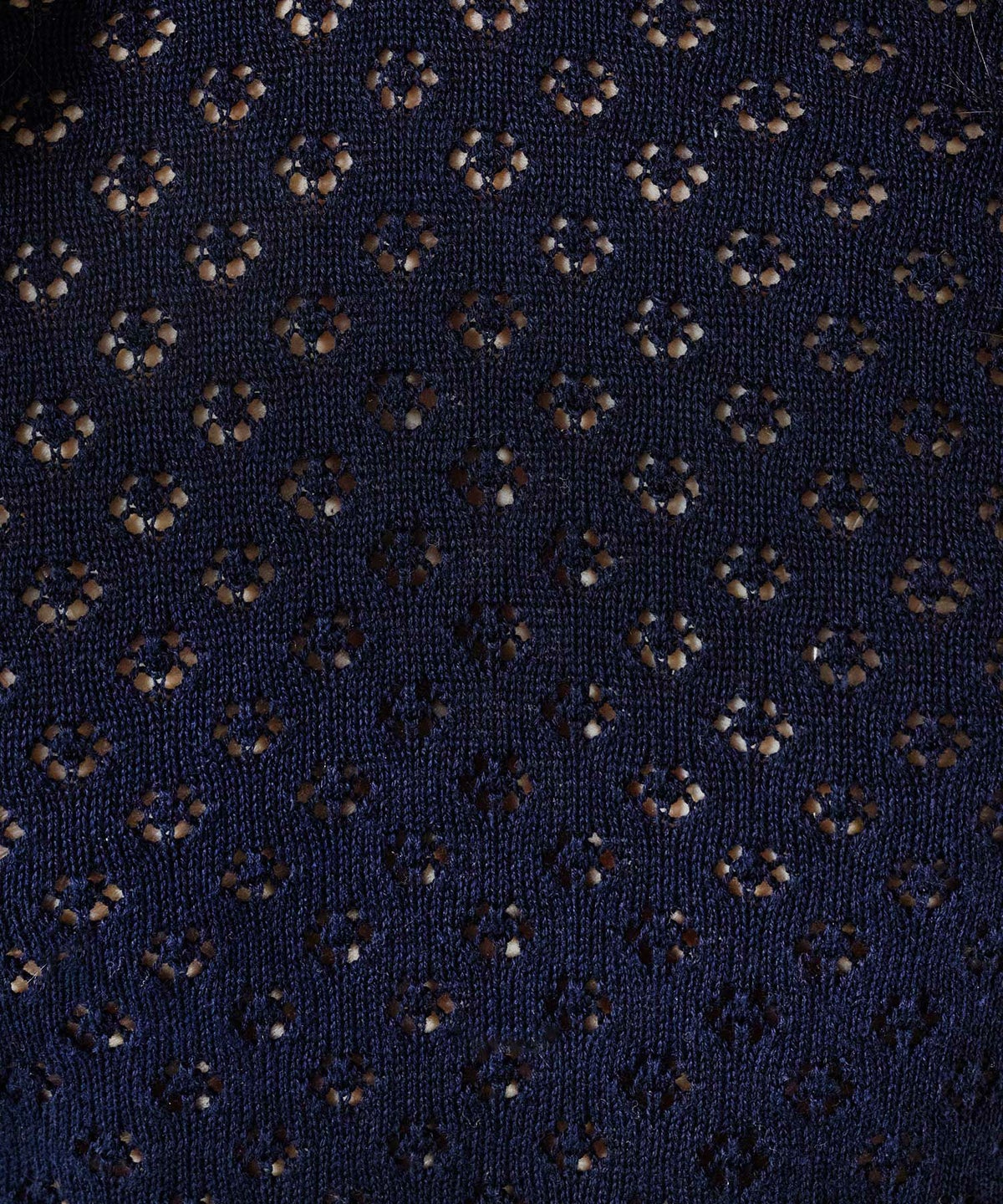 ニット/トップス/七分丈/透かし編み