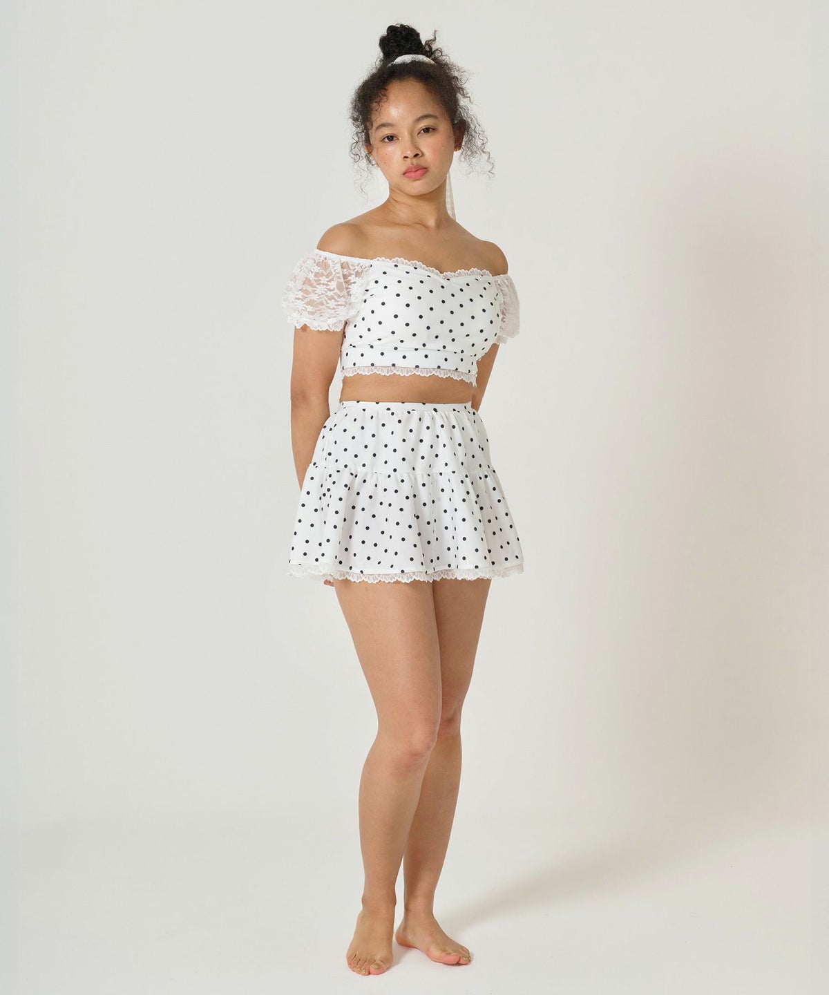 水着/スイムウェア/水玉/ドット柄