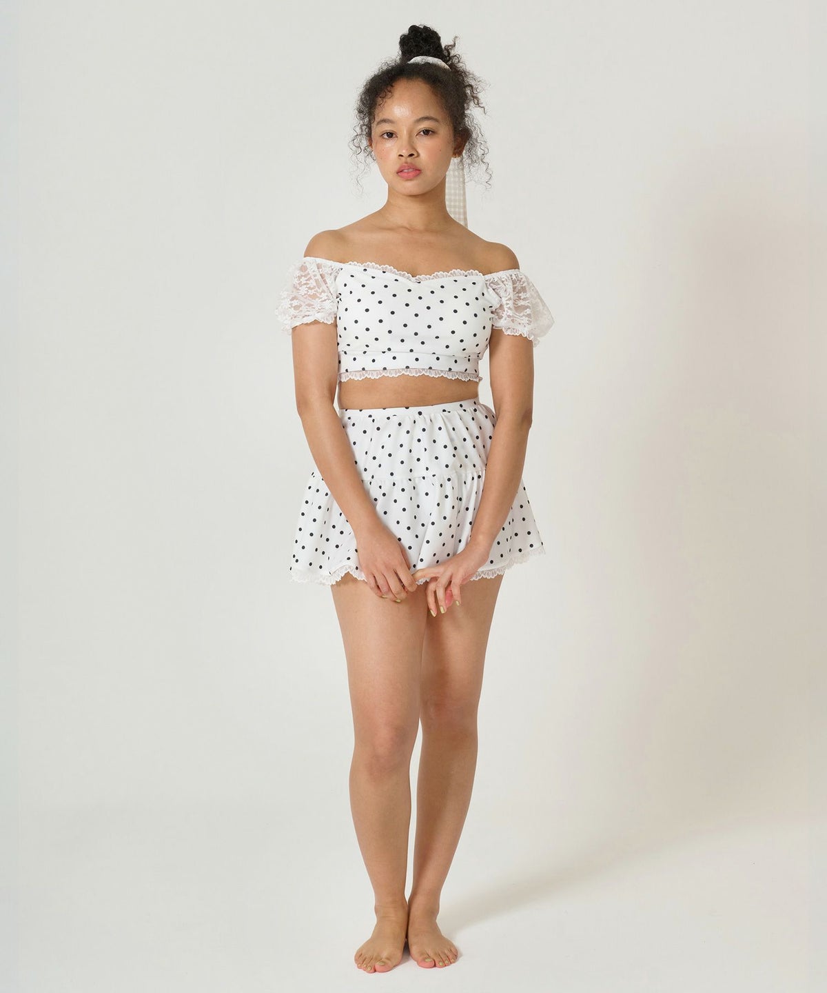 水着/スイムウェア/水玉/ドット柄