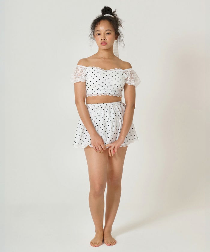 水着/スイムウェア/水玉/ドット柄