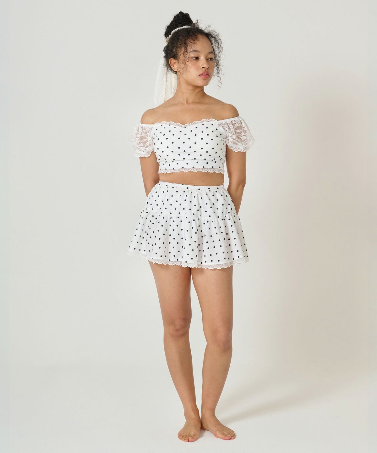 水着/スイムウェア/水玉/ドット柄