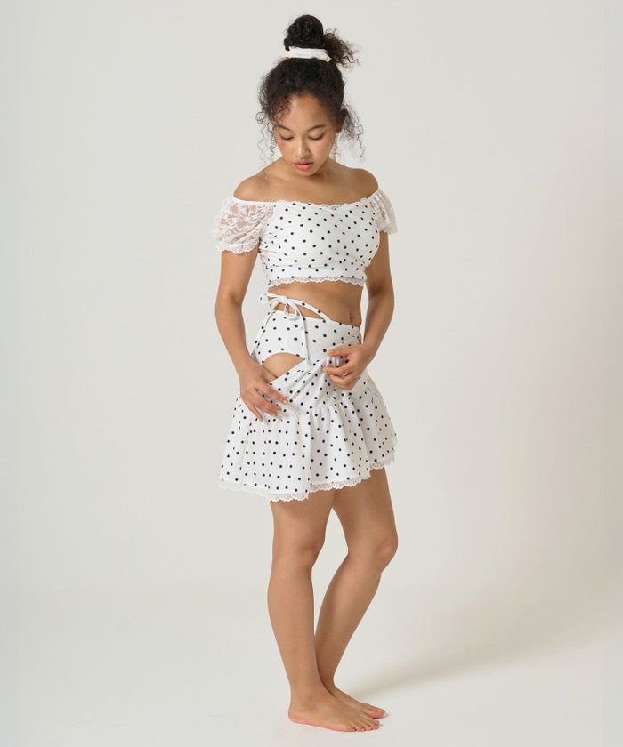 水着/スイムウェア/水玉/ドット柄