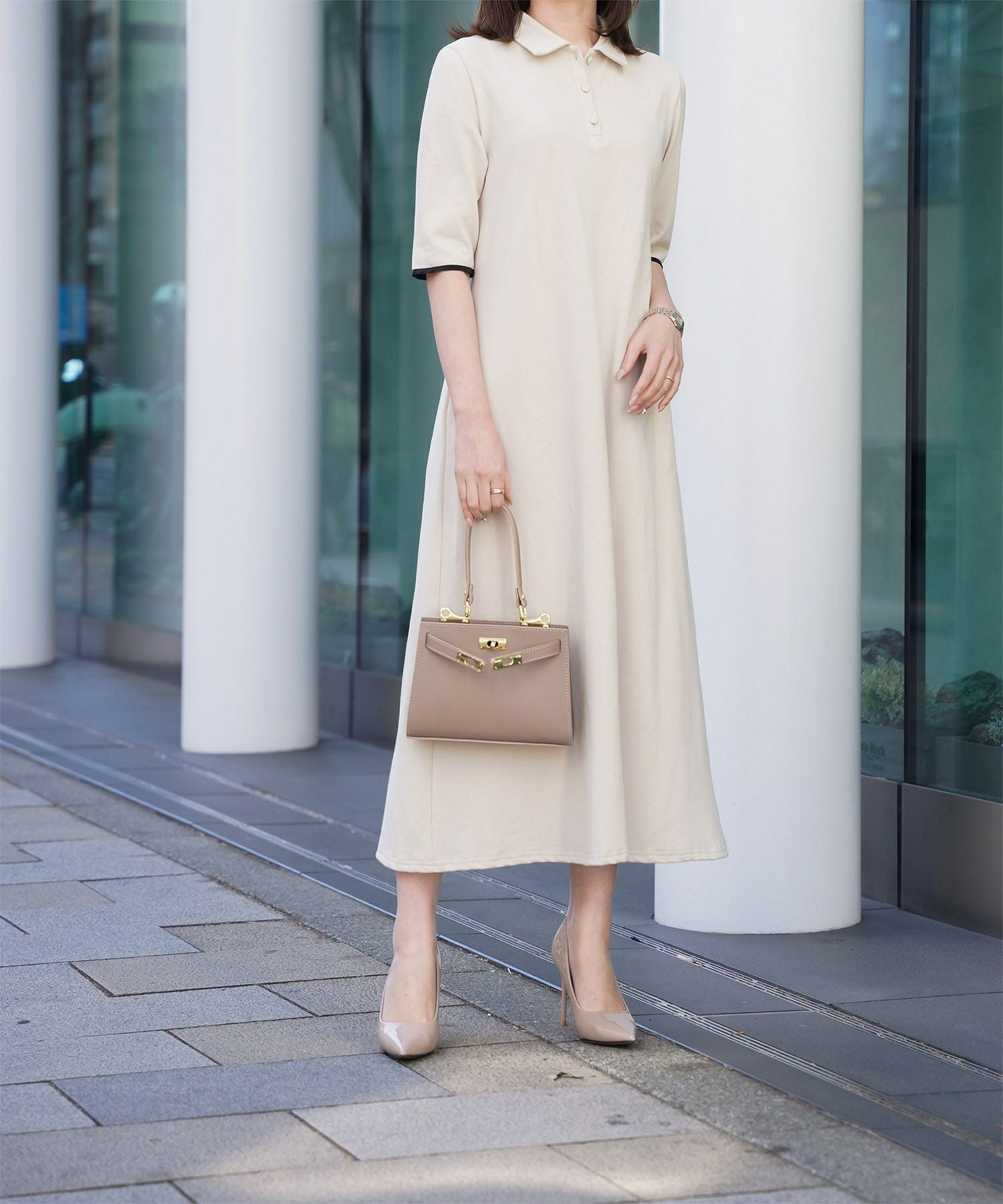 ポロシャツ ワンピース