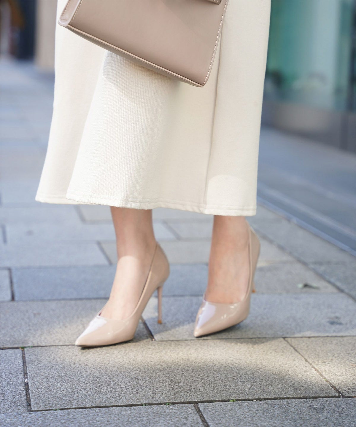 レディース ロングワンピース ポロ 夏 薄手 オフィス きれいめ  バイカラー/ベージュ/ブラック/M/ポロネック/5分丈