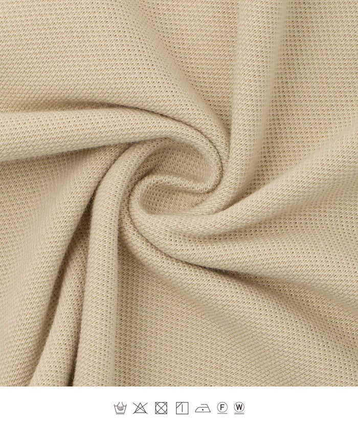 レディース ロングワンピース ポロ 夏 薄手 オフィス きれいめ  バイカラー/ベージュ/ブラック/M/ポロネック/5分丈