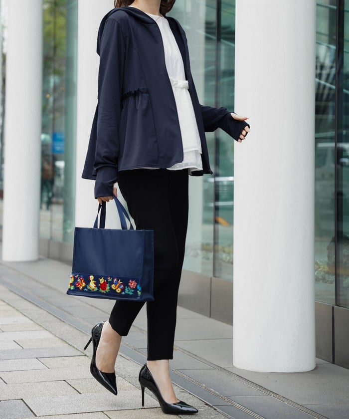 UVカット ペプラム パーカー HUIT