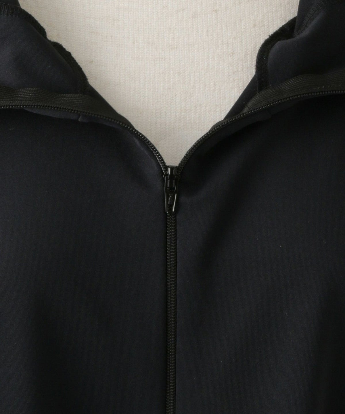 レディース 春 夏 吸水速乾 薄手 オフィス レジャー パーカー ホワイト/ブラック/M/ハイネック/ペプラム/指穴/長袖