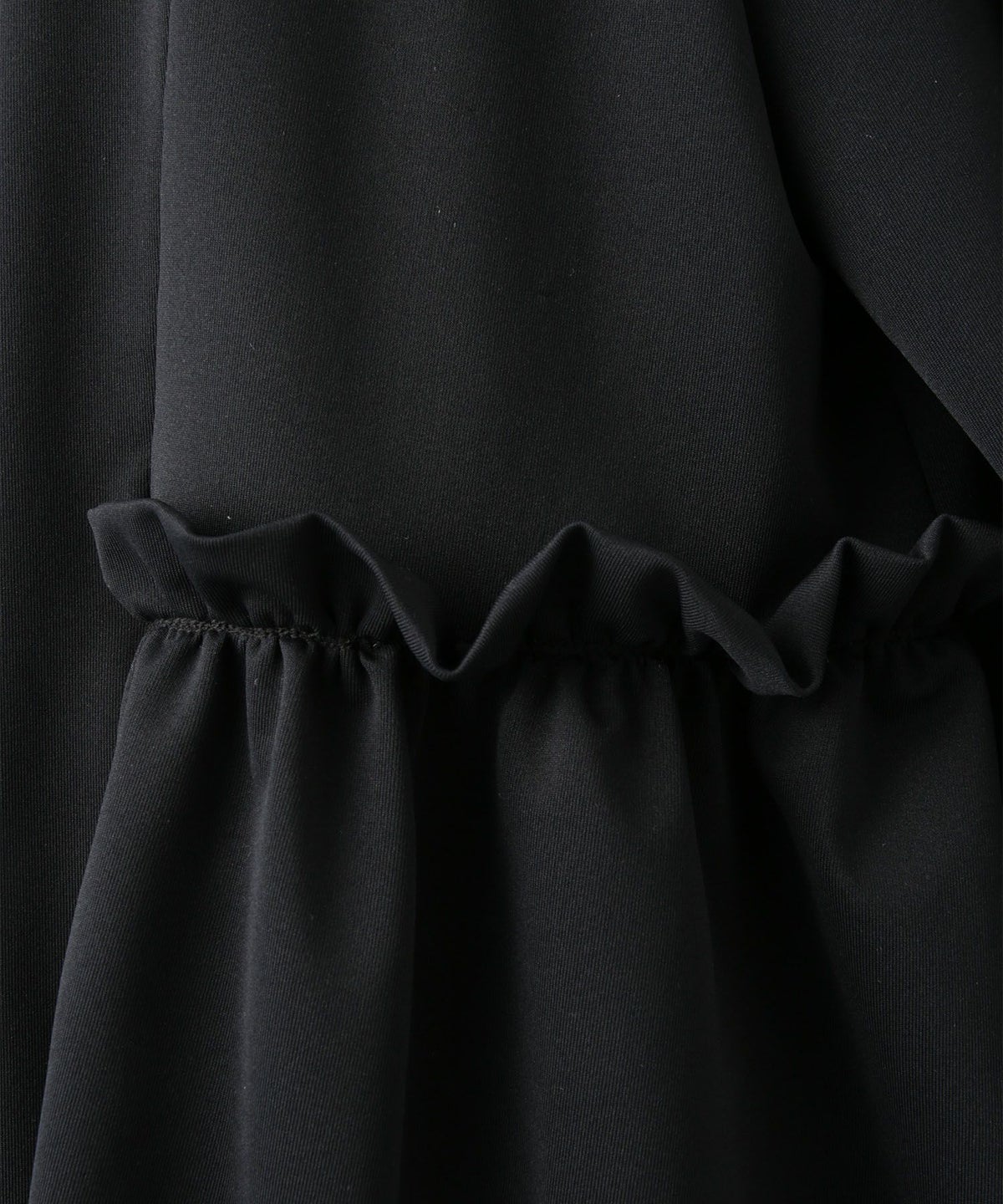 レディース 春 夏 吸水速乾 薄手 オフィス レジャー パーカー ホワイト/ブラック/M/ハイネック/ペプラム/指穴/長袖