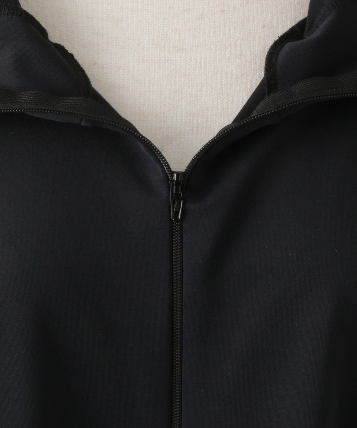 レディース 春 夏 吸水速乾 薄手 オフィス レジャー パーカー ホワイト/ブラック/M/ハイネック/ペプラム/指穴/長袖