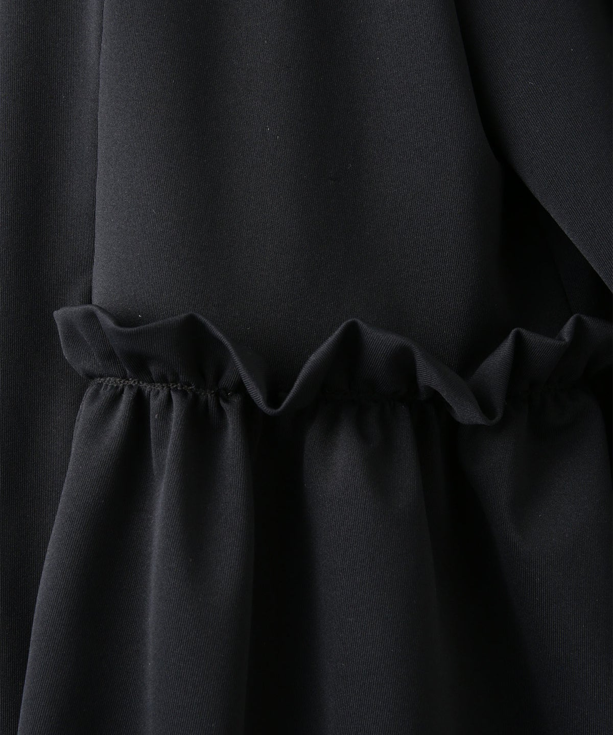 レディース 春 夏 吸水速乾 薄手 オフィス レジャー パーカー ホワイト/ブラック/M/ハイネック/ペプラム/指穴/長袖