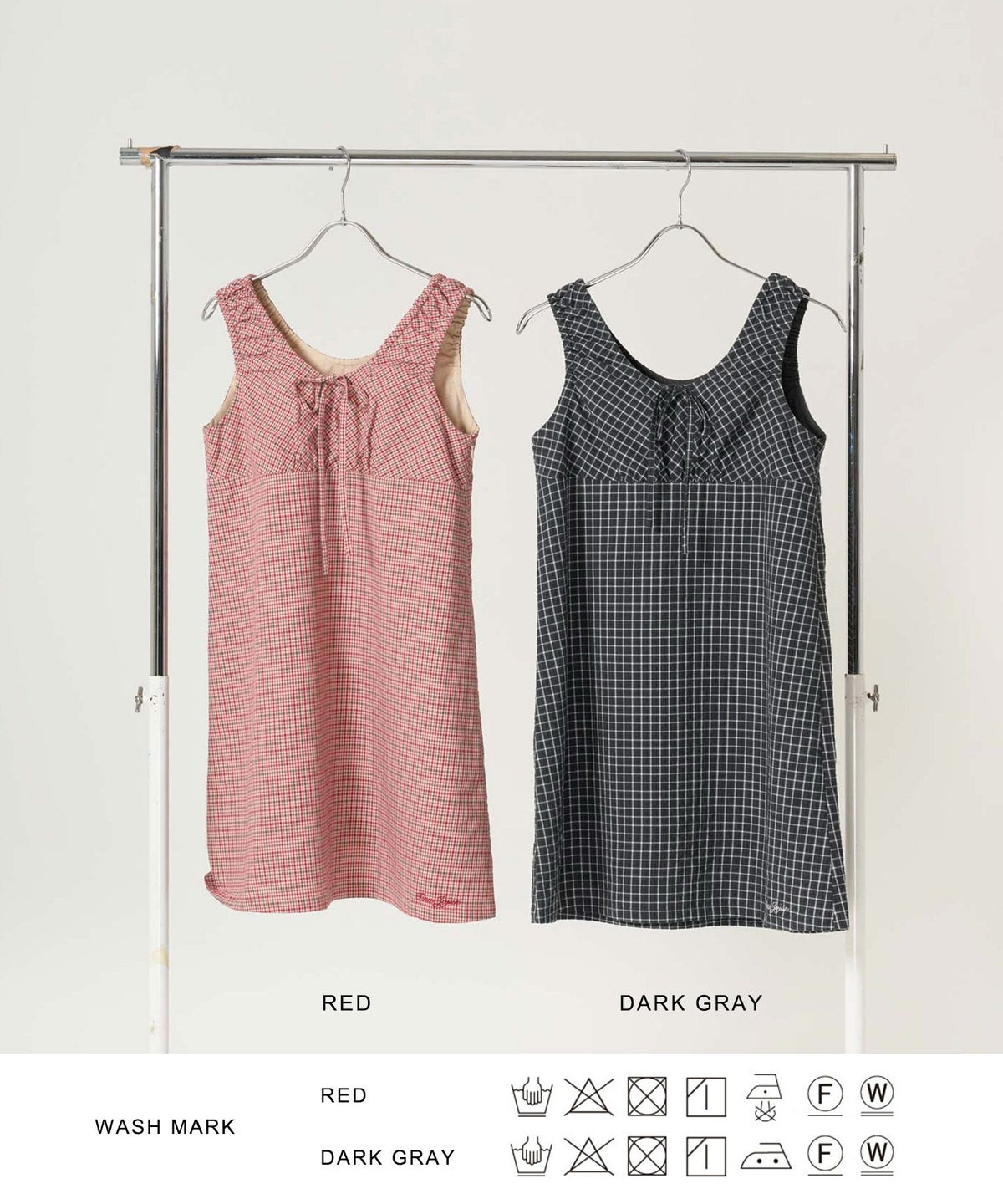 ワンピース/ギャザー/ノースリーブ/ドレス