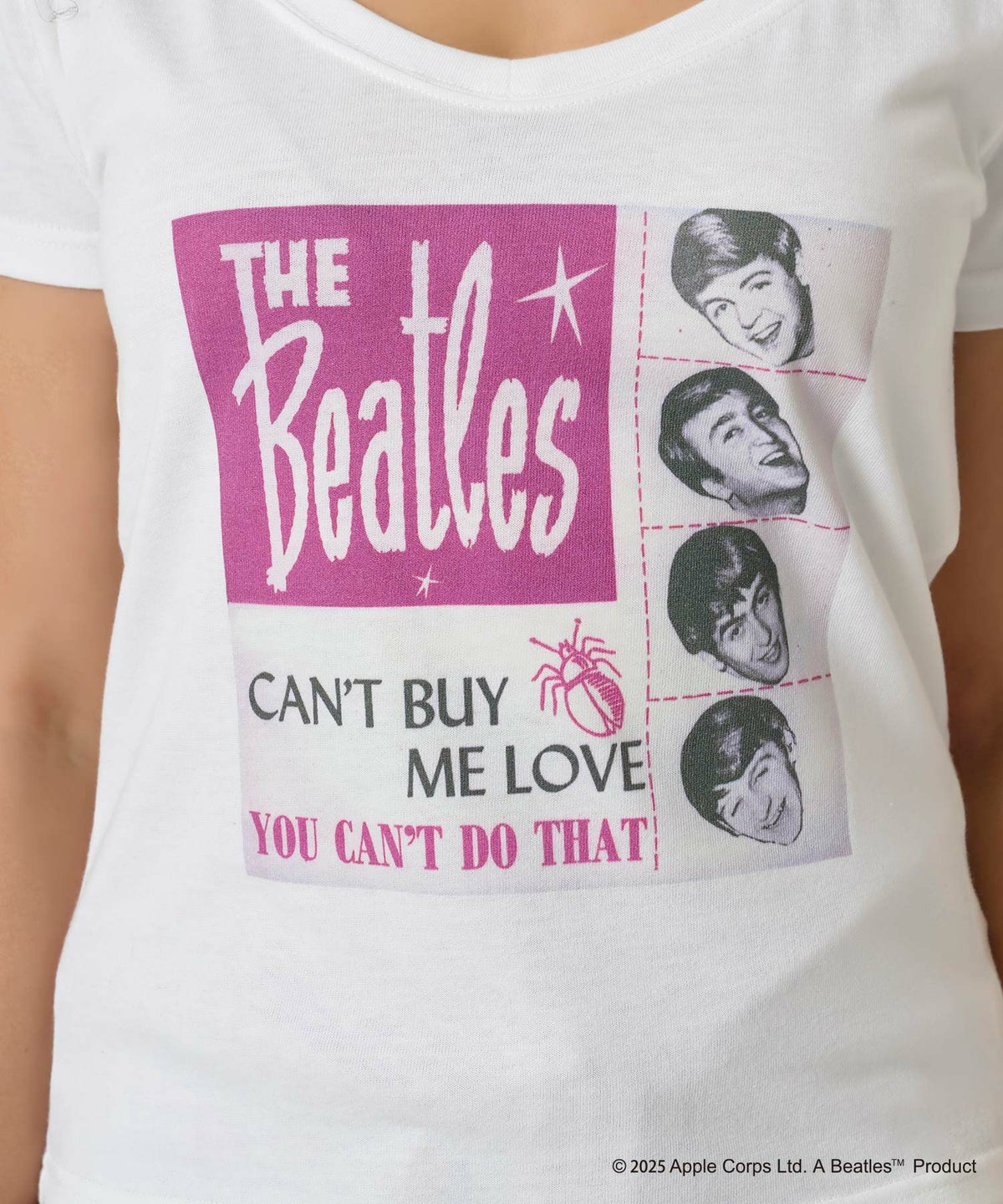 トップス/Tシャツ/オフショル/ビートルズ