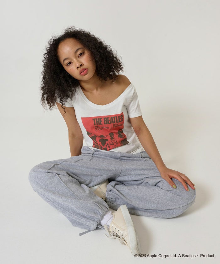 トップス/Tシャツ/オフショル/ビートルズ