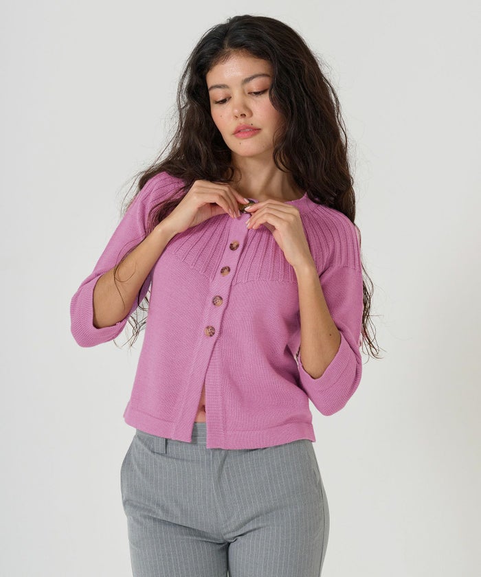 トップス/ニット/カーディガン/七分丈