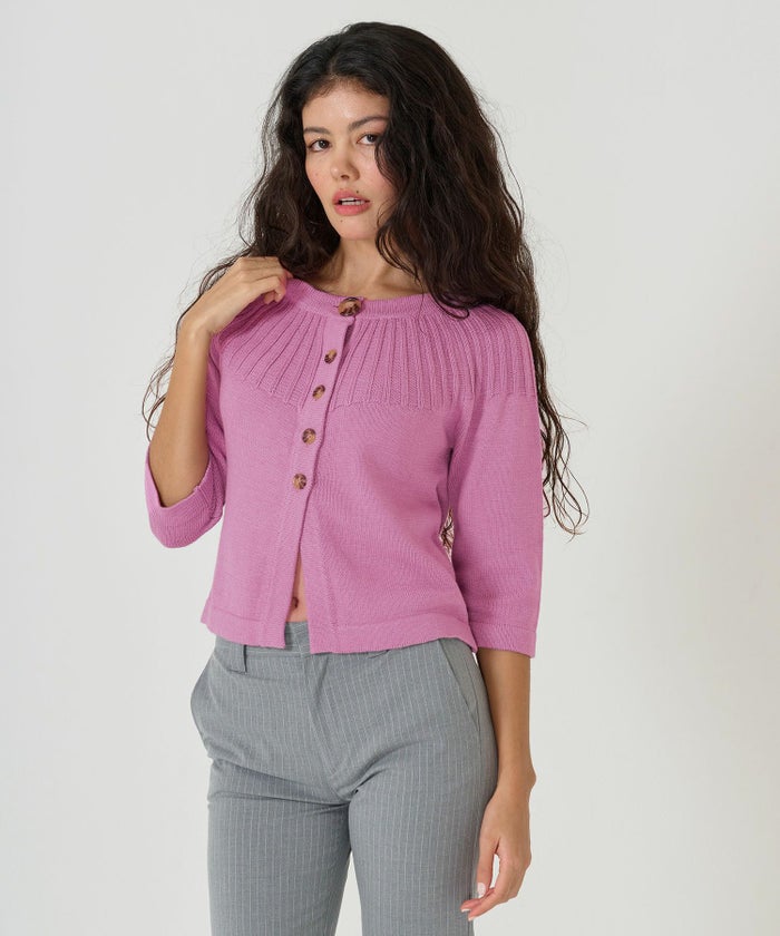 トップス/ニット/カーディガン/七分丈