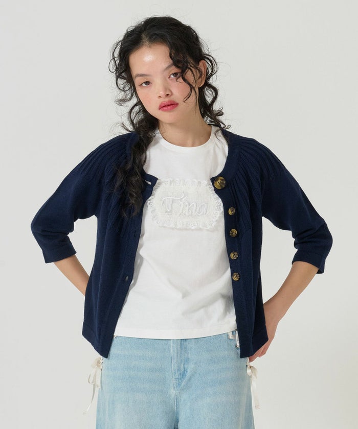 トップス/ニット/カーディガン/七分丈