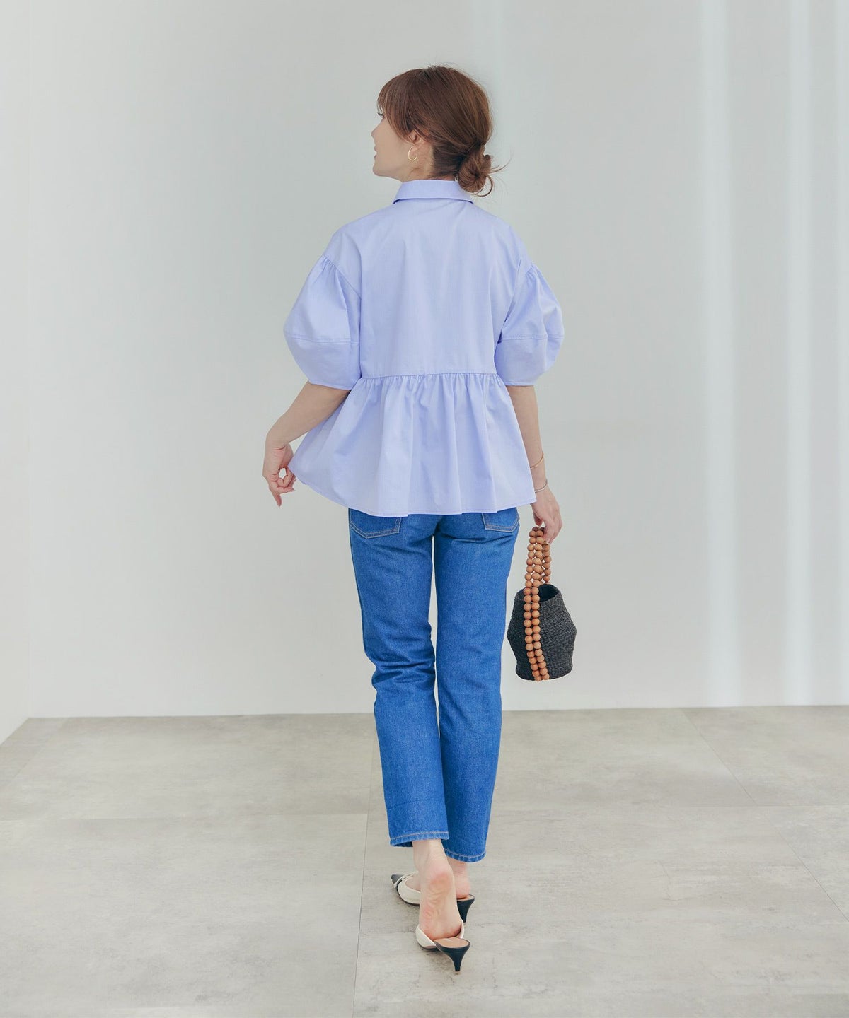 手洗い可体型カバーオフィスおしゃれフェミニン上品大人可愛いきれいめ春ジョイントスペース