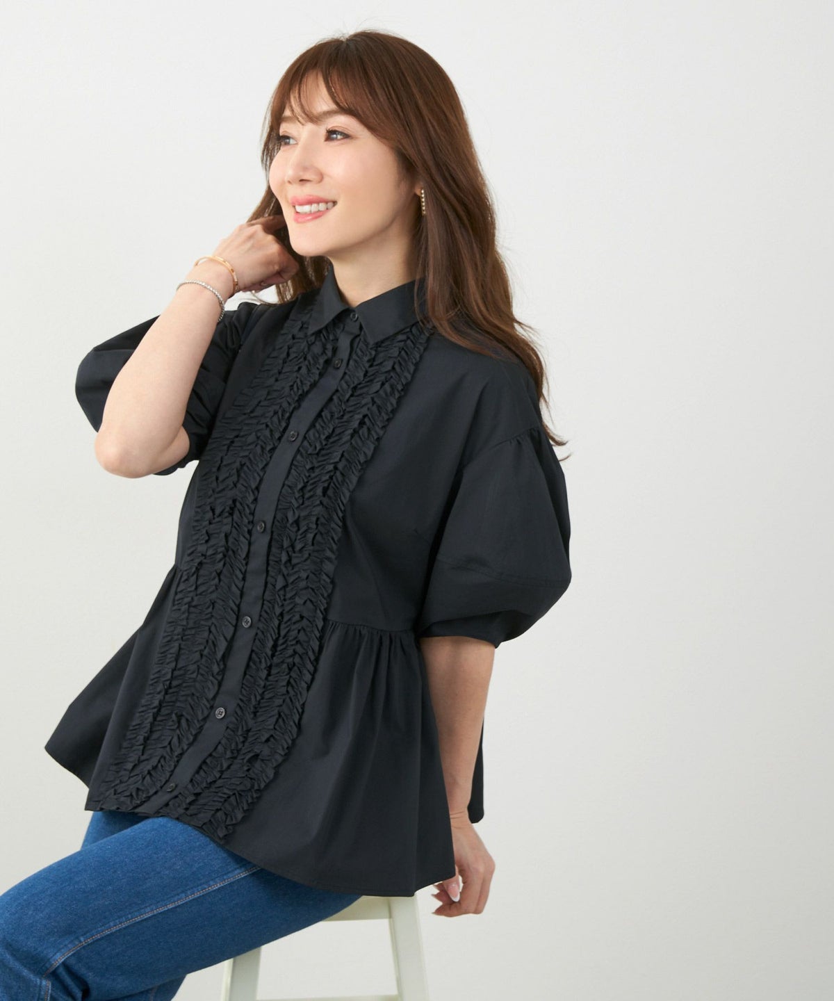 手洗い可体型カバーオフィスおしゃれフェミニン上品大人可愛いきれいめ春ジョイントスペース