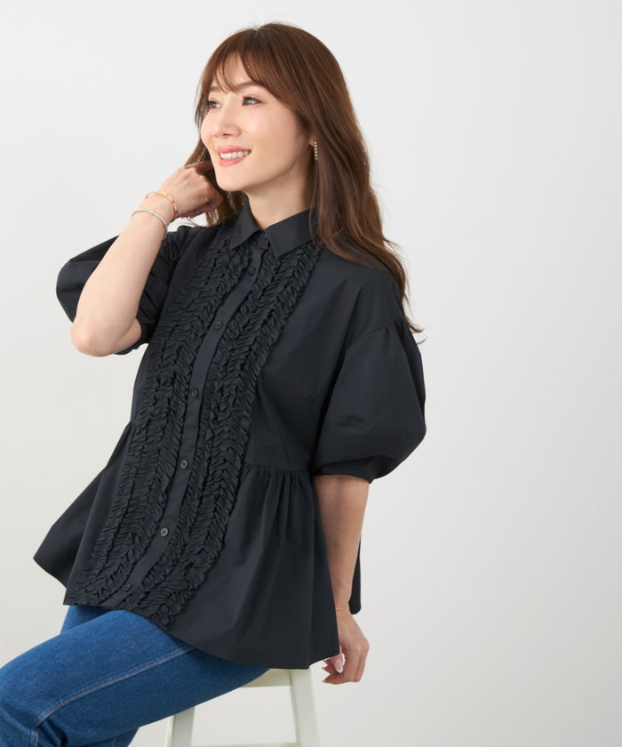 新色追加 手洗い可 体型カバー オフィス おしゃれ フェミニン 上品 大人可愛い きれいめ 春 夏 ジョイントスペース