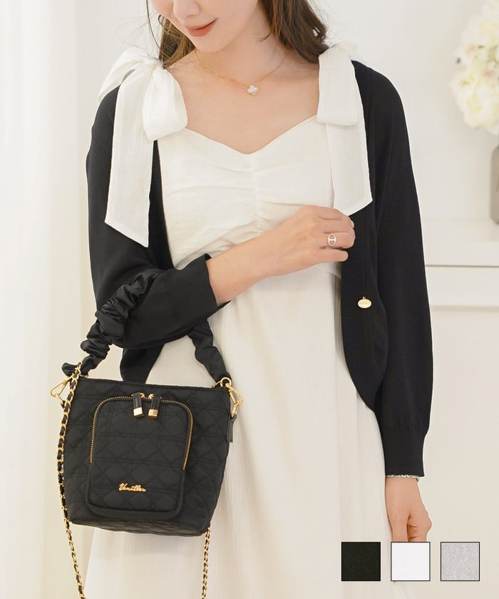 レディース セレクト カーディガン 羽織 ボレロ ニット 薄手 軽羽織 長袖 冷房対策 日焼け対策 日除け ホワイト ピンク ライトグレー 上品 シンプル UV アンチピリング アンチピリング ＆ UVカット ボレロ ニット カーディガン le reve vaniller