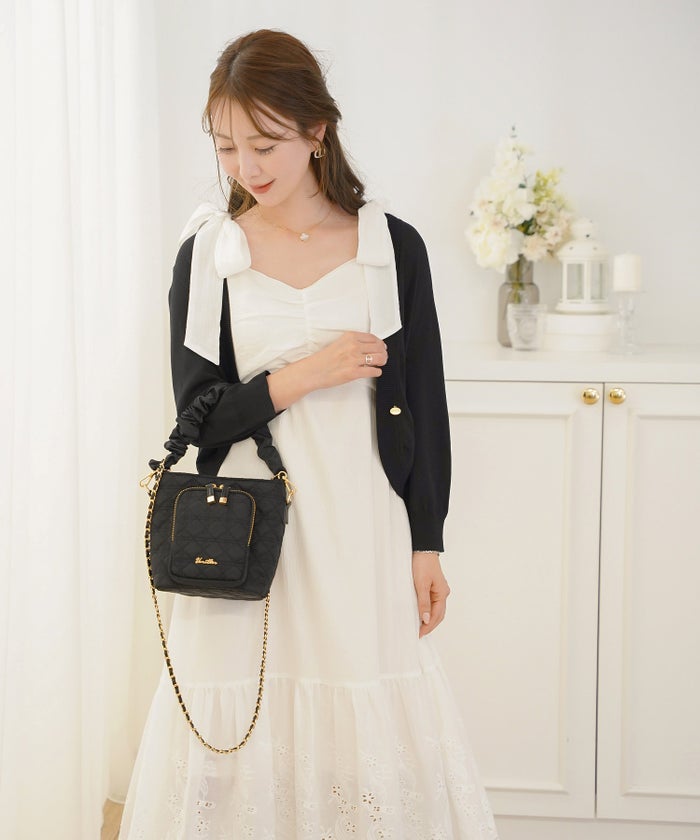 レディース/セレクト/カーディガン/羽織/ボレロ/ニット/薄手/軽羽織/長袖/冷房対策/日焼け対策/日除け/ホワイト/ピンク/ライトグレー/上品/シンプル