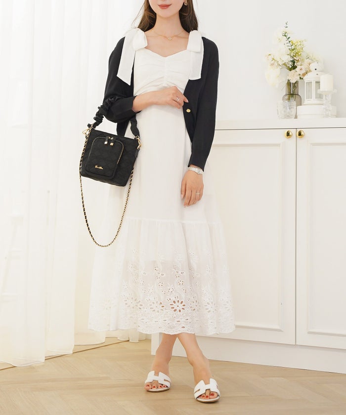 レディース/セレクト/カーディガン/羽織/ボレロ/ニット/薄手/軽羽織/長袖/冷房対策/日焼け対策/日除け/ホワイト/ピンク/ライトグレー/上品/シンプル