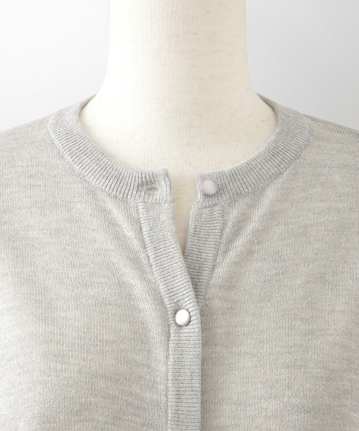 レディース/カーディガン/フリル/上品/きれいめ/洗える/指穴/冷房対策/ホワイト/グレー/ブラック/M