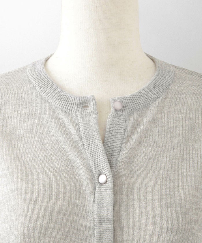 レディース/カーディガン/フリル/上品/きれいめ/洗える/指穴/冷房対策/ホワイト/グレー/ブラック/M