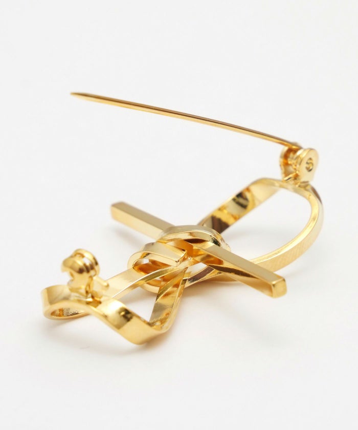 ツイスト リボン ブローチ Twist Ribbon Brooch